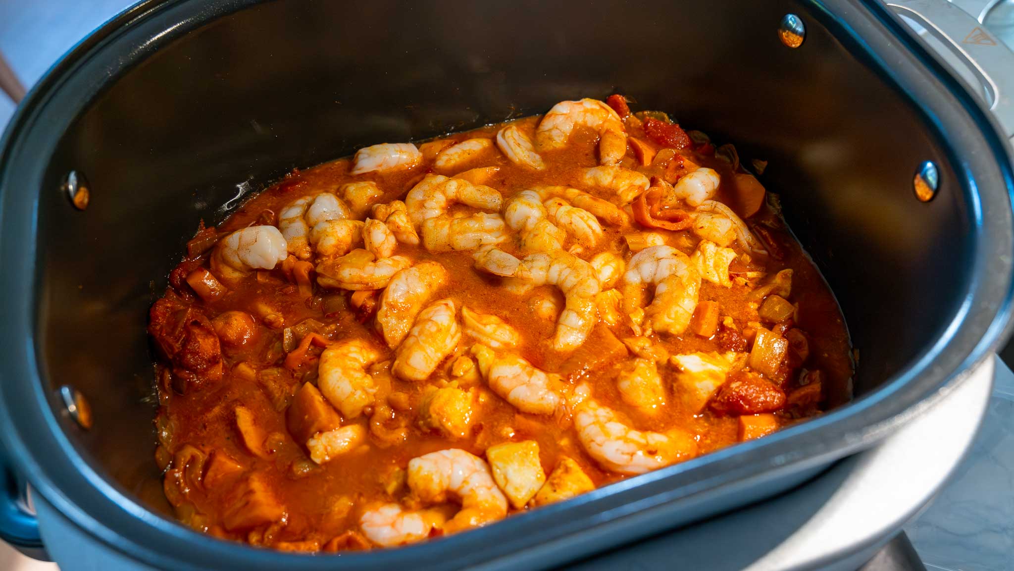 Cooking in progress